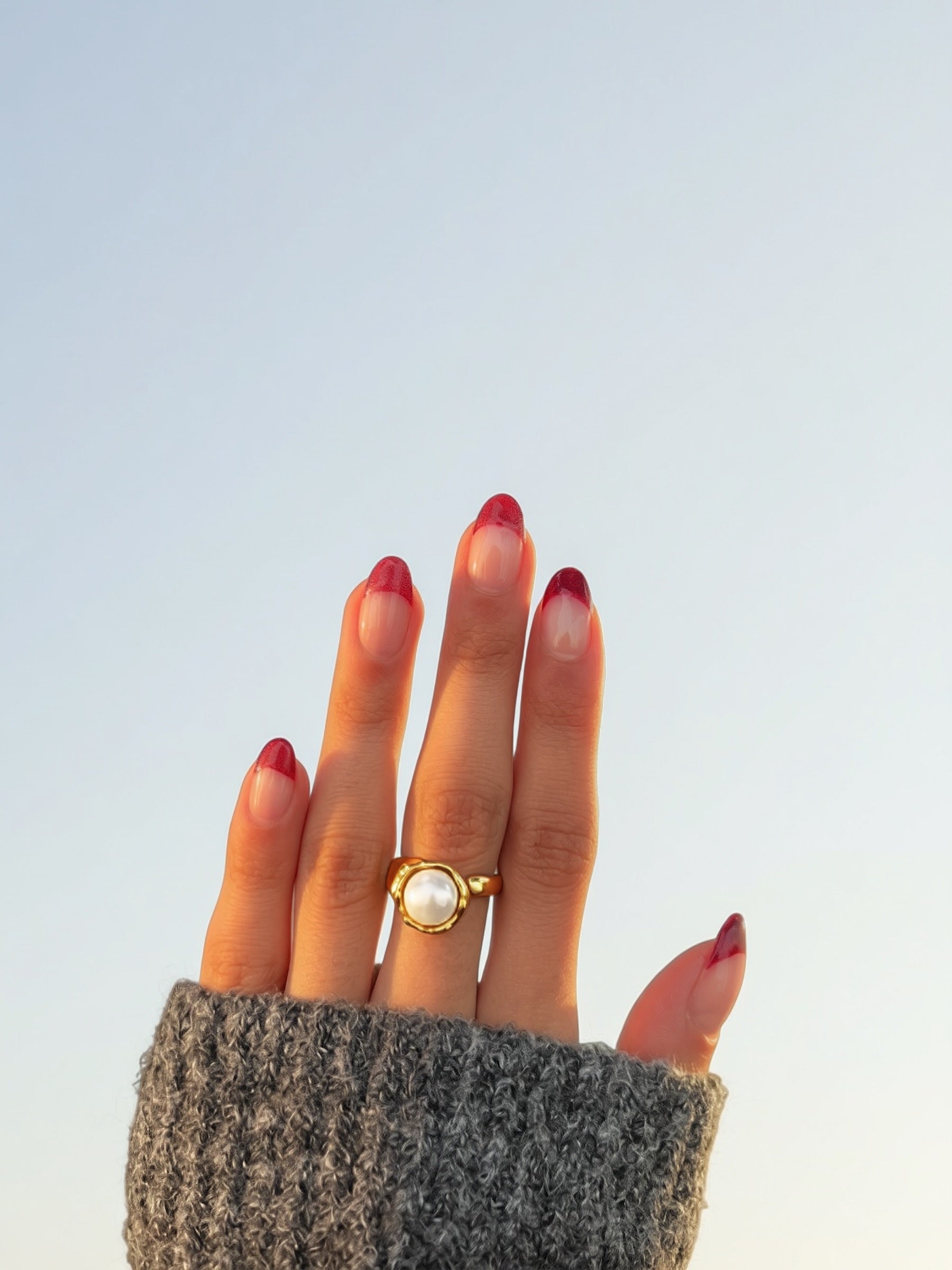The Adjustable Pearl Fiora Ring
