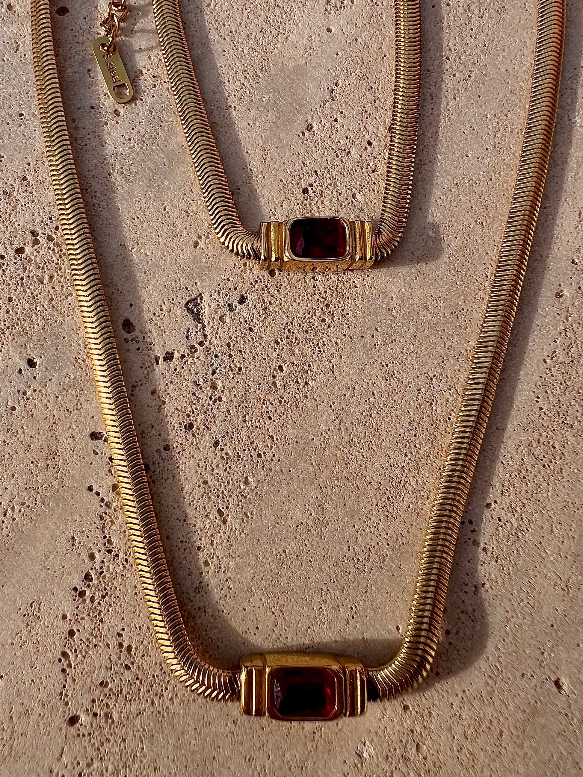 The Diana Snake Chain Collection - Necklace and Bracelet