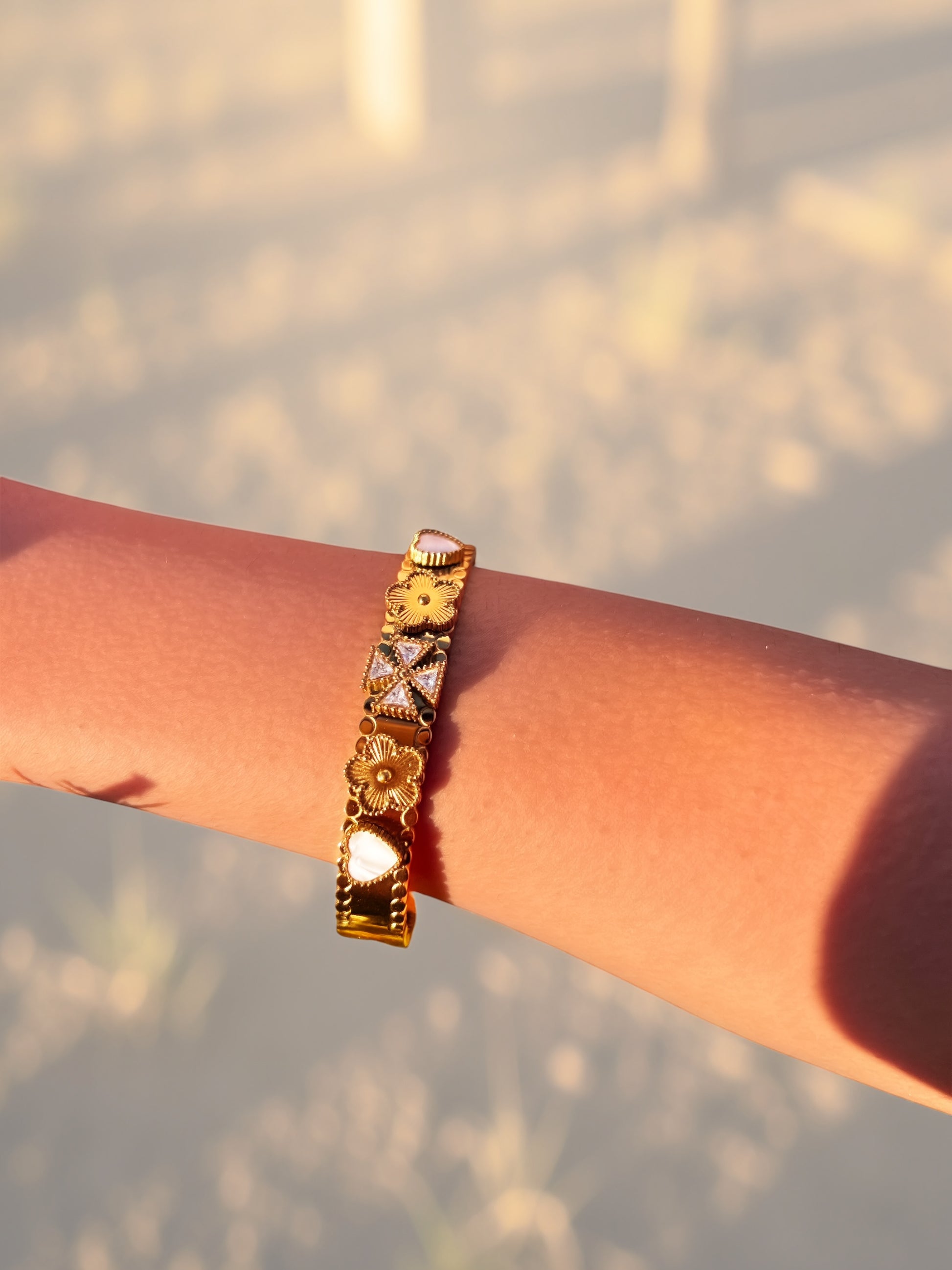 The Serene Charm Bangle
