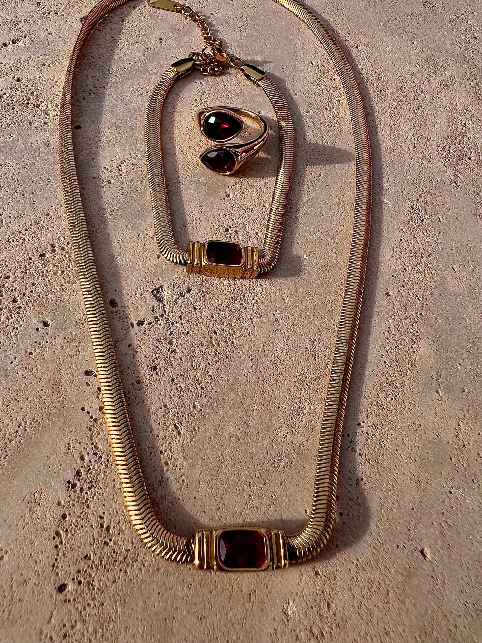 The Diana Snake Chain Collection - Necklace and Bracelet