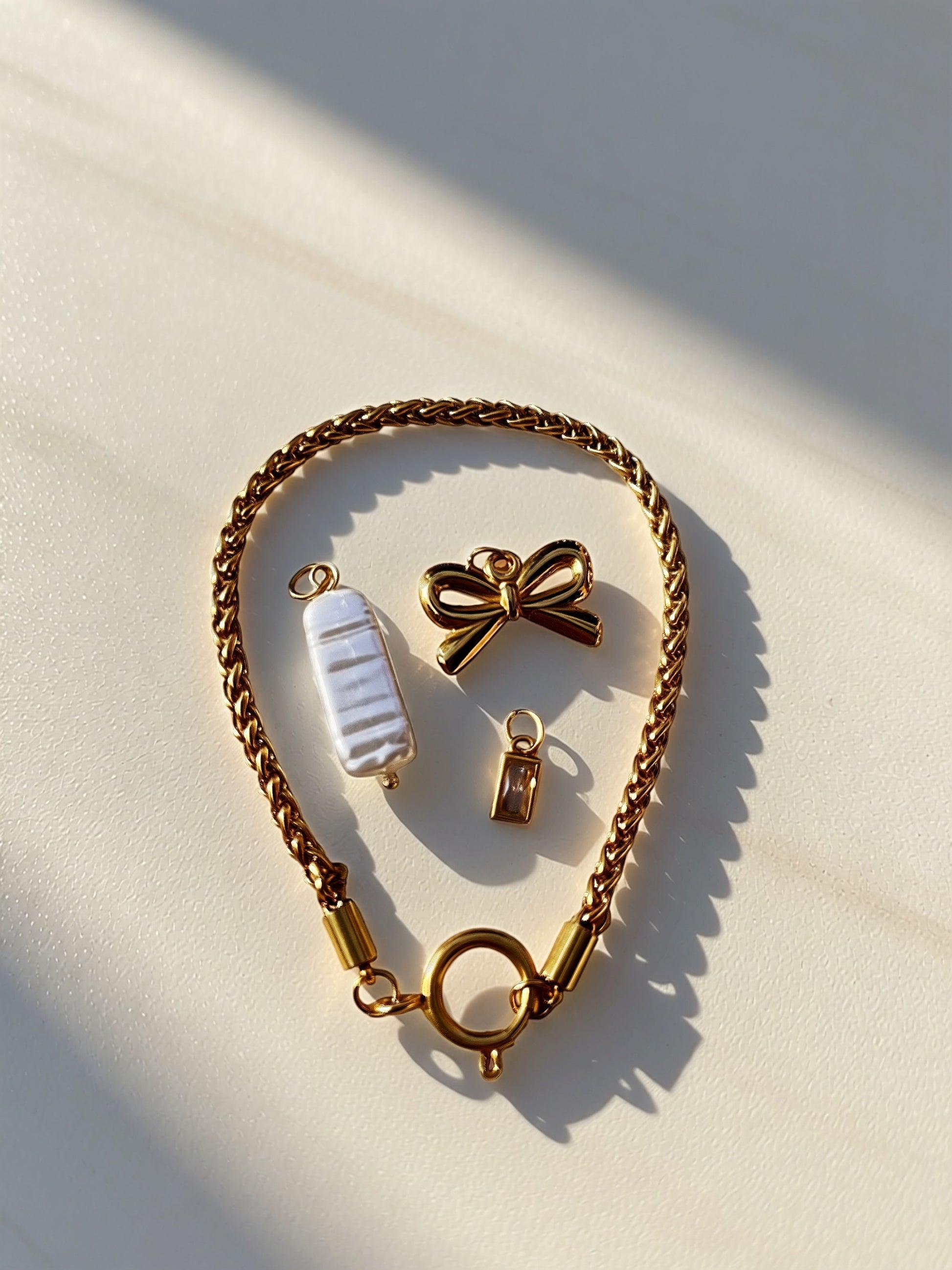 The Melissa Charm Collection - Necklace and Bracelet