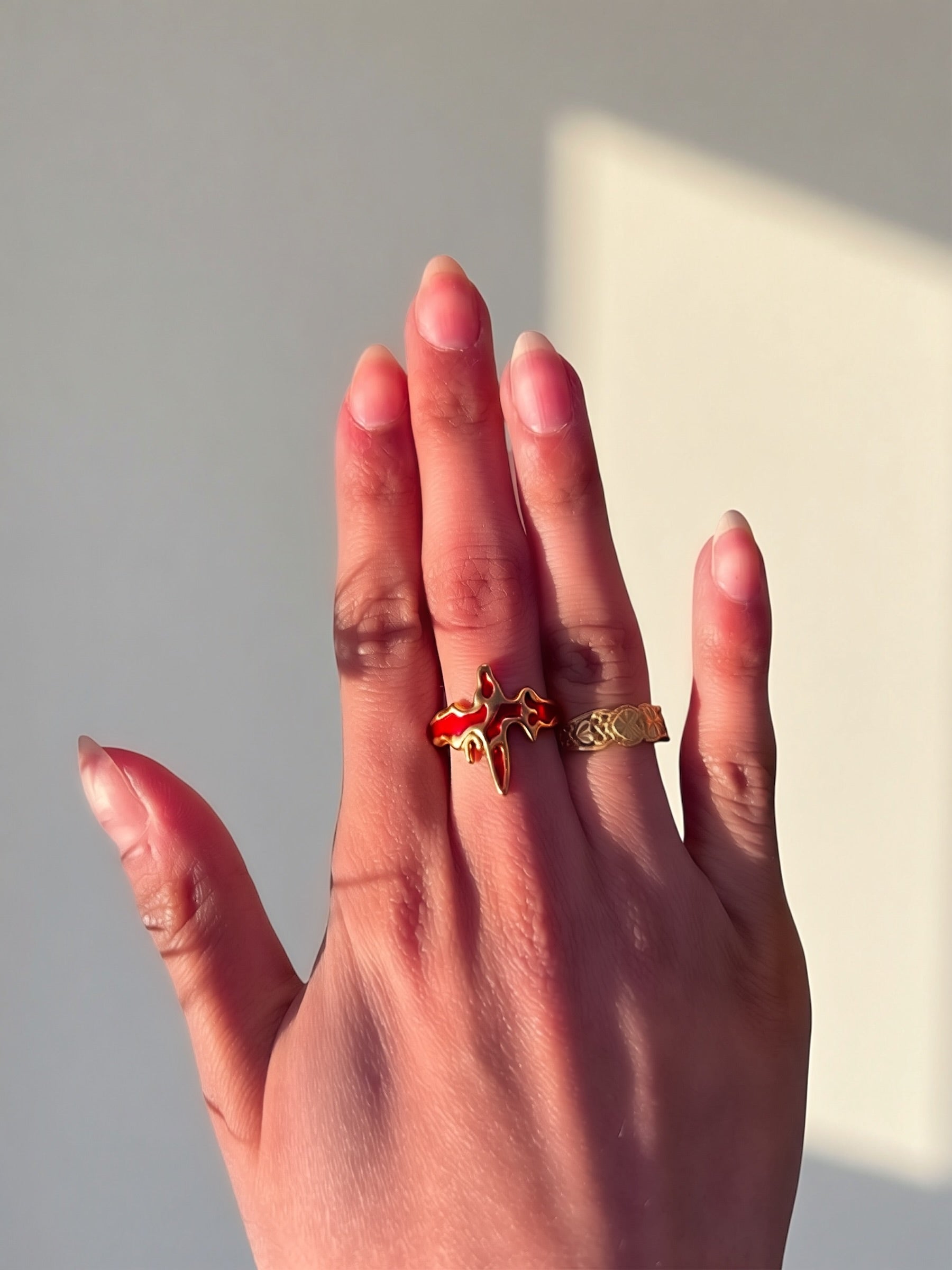 The Adjustable Unisex Flame Ring