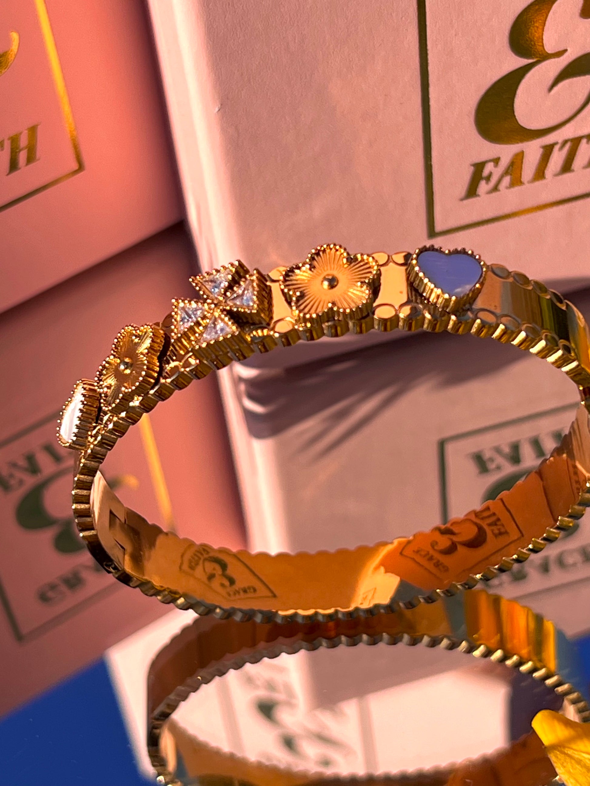 The Serene Charm Bangle