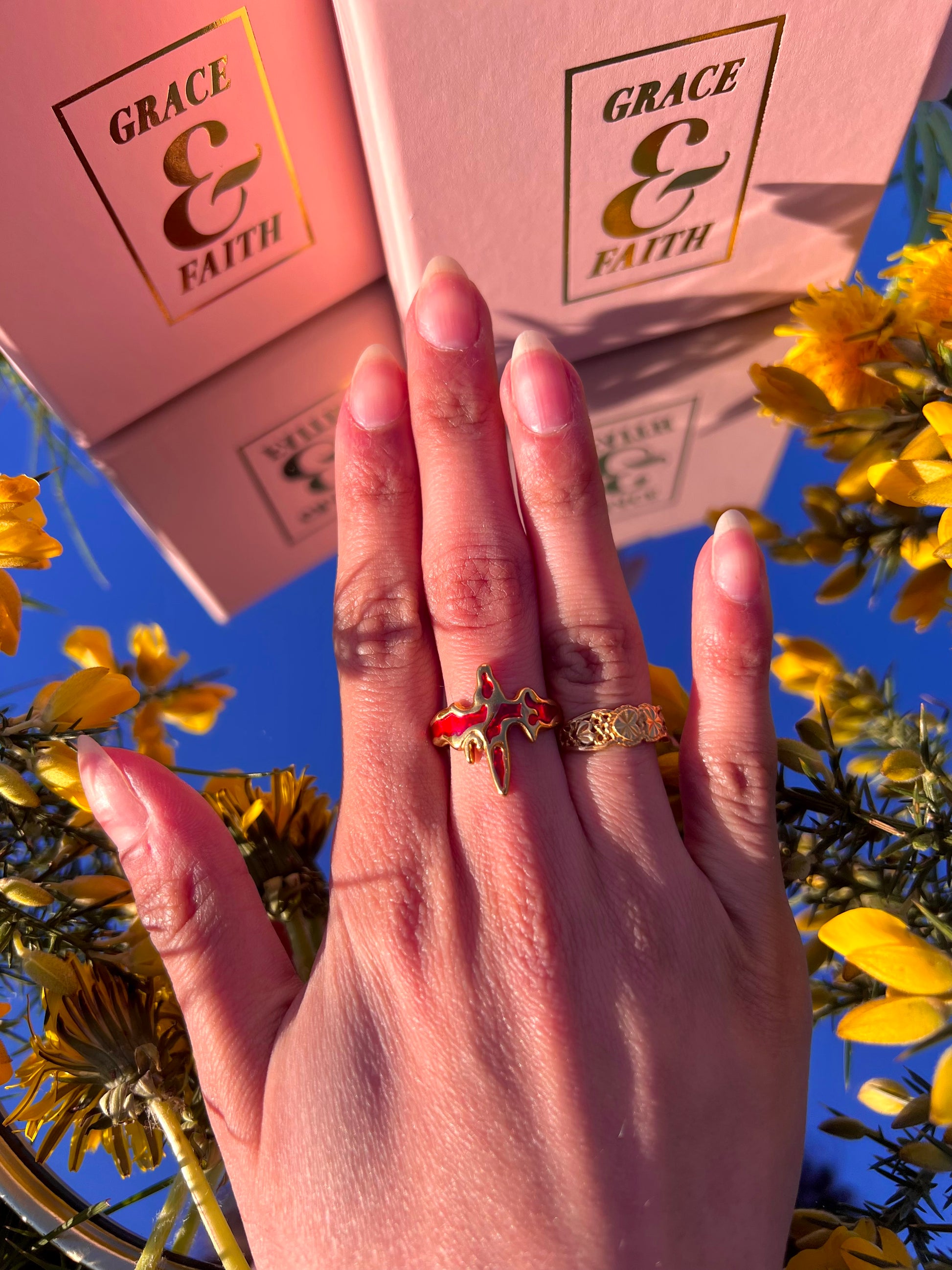The Adjustable Unisex Flame Ring