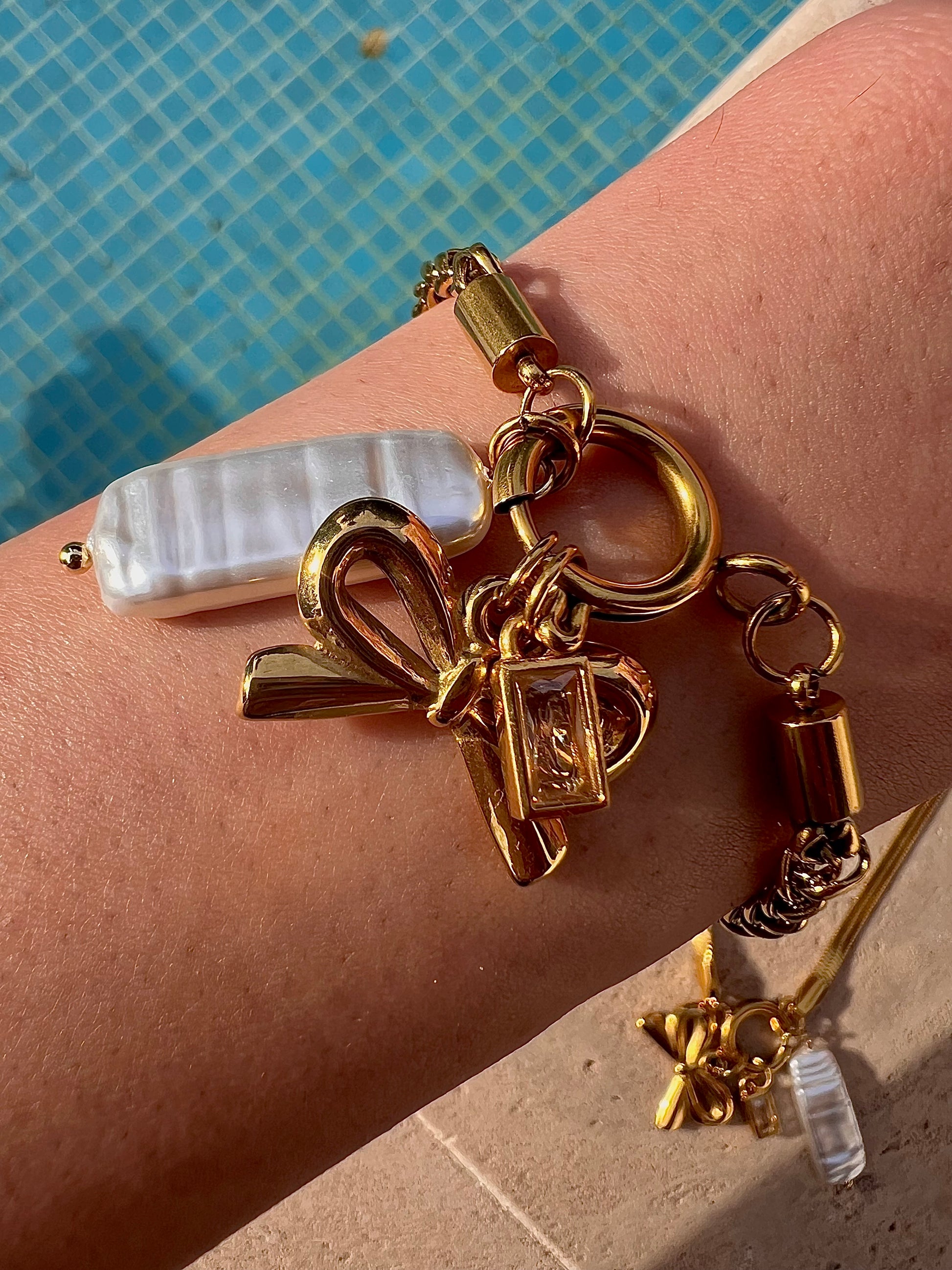 The Melissa Charm Collection - Necklace and Bracelet