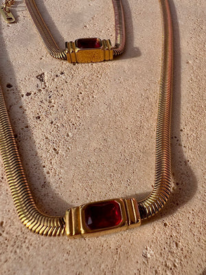 The Diana Snake Chain Collection - Necklace and Bracelet
